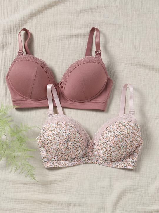 Produktbild Vertbaudet 2er-Pack wattierte Still-BHs (85 E)
