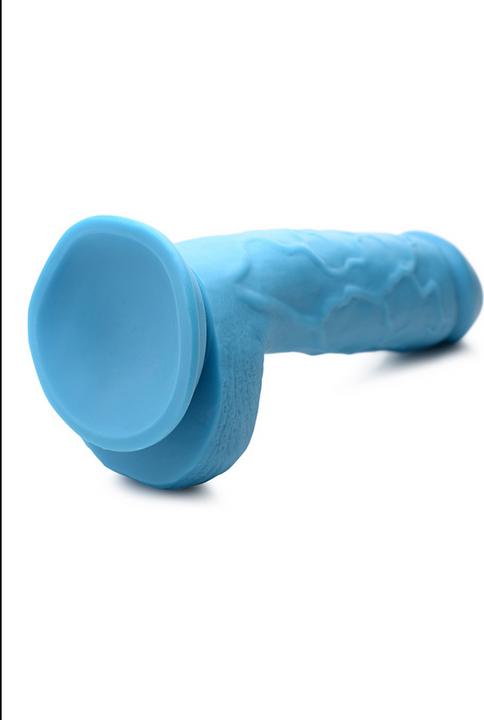 Image du produit Pop Peckers Poppin Dildo 20 cm - Blue