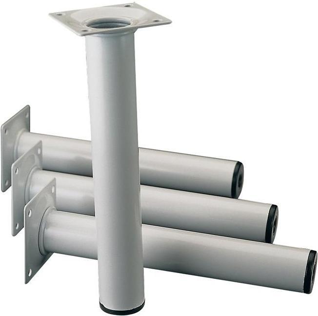 Produktbild Element-System Möbelfuss weiss 30 mm Höhe 700 mm Anschraubplatte