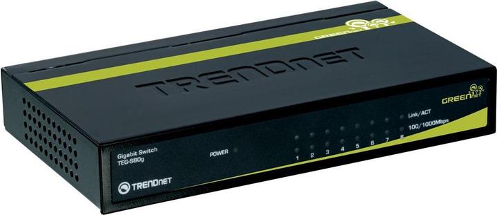 Actual product image Trendnet 8port Gigabit GREENNET Switch (8 Ports)