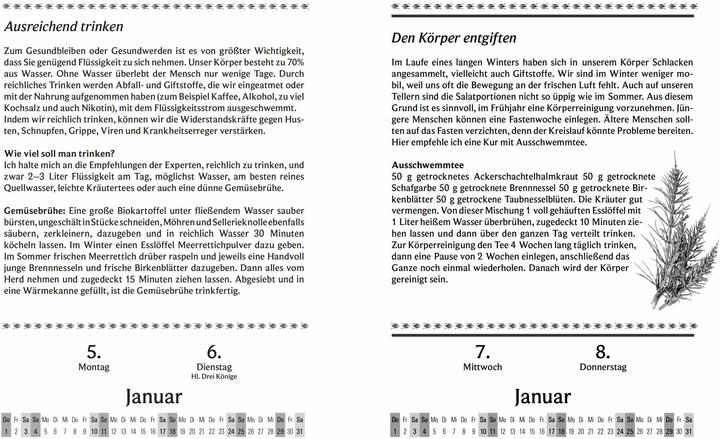 Produktbild Liesel Malms Kräuterkalender 2026. Mit der Heilkraft der Natur durchs Jahr (Harter Einband, Deutsch)