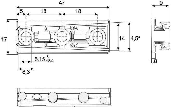 Produktbild BMB Schwerlast-Verbinder Solid M Zamak 47 mm (Verbindungsbeschlag, 100 Stk.)