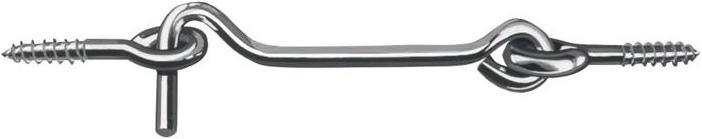 Produktbild Vormann Sturmhaken Länge 120 mm Stahl blau verzinkt mit Öse zum Einschrauben (25 Stk.)