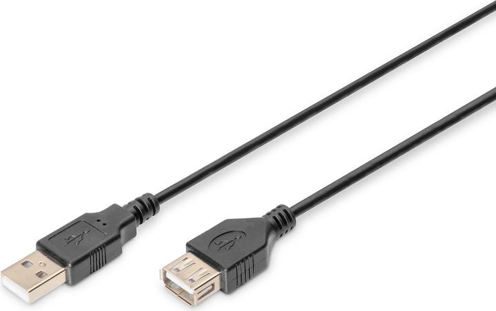 Digitus USB 2.0 extension cable (1.80 m, USB 2.0)