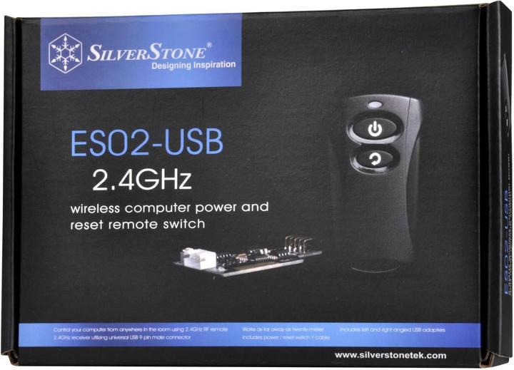 Produktbild Silverstone SST SST-ES02-USB (Gerätespezifische Fernbedienung, Radio Frequency (RF))