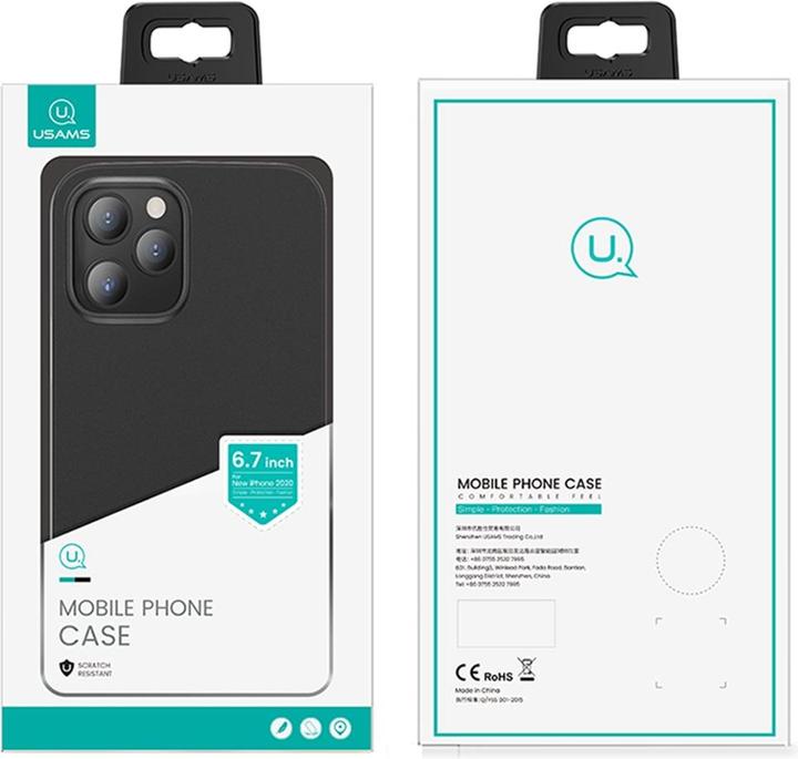 Produktbild Usams Etui Gentle iPhone 12 mini 5,4" zielony/transparent green IP12QR03 (US-BH608) (Apple iPhone 12 mini)