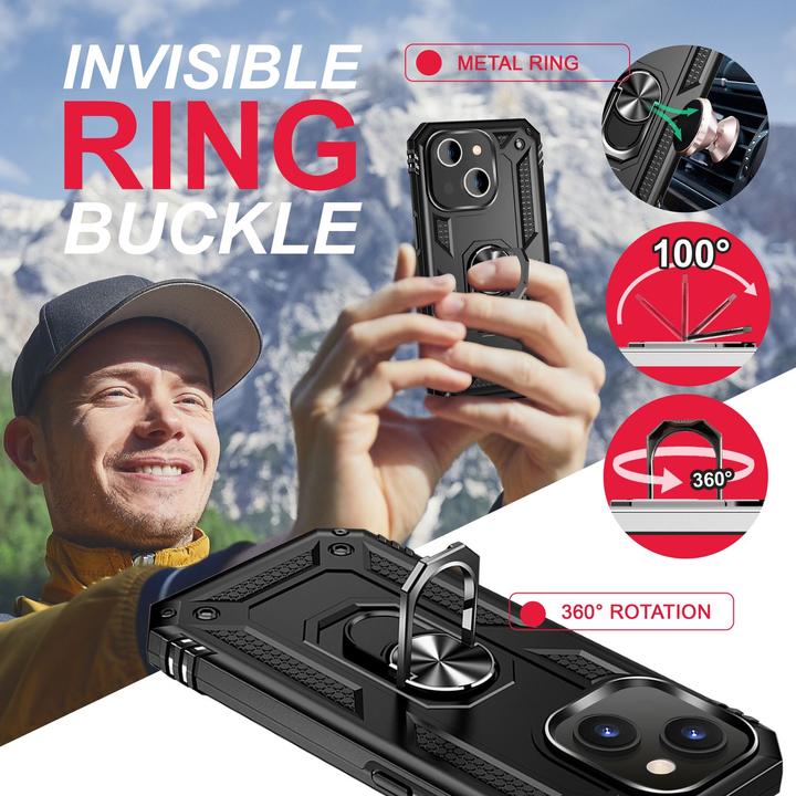Image du produit Nalia Étui antichoc Military-Style Ring (Apple iPhone 14 Plus)