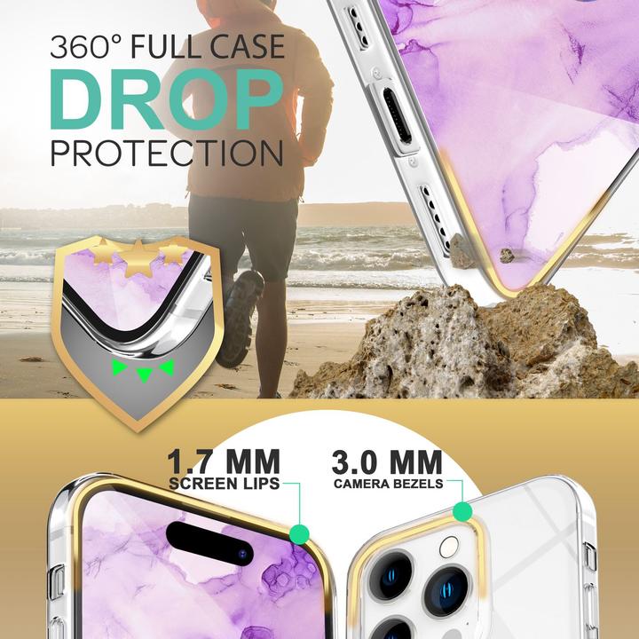 Produktbild Nalia Klare 360 Grad Hülle (Apple iPhone 14 Pro)