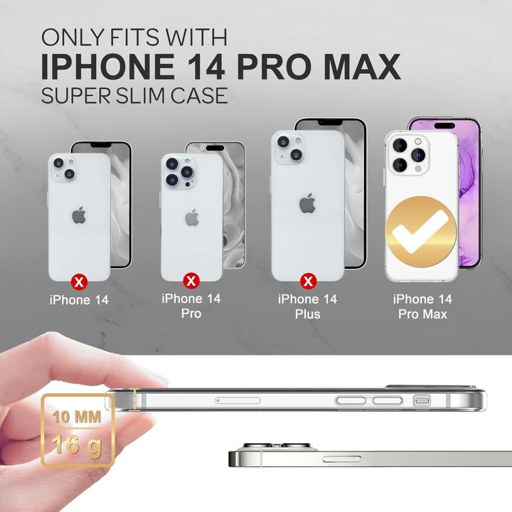 Immagine prodotto Nalia Copertura trasparente a 360 gradi (Apple iPhone 14 Pro Max)