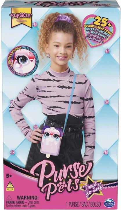 Actual product image Spin Master Purse Pets - Treat Yo Self - Puppy (6065038) (Snack bag dog)
