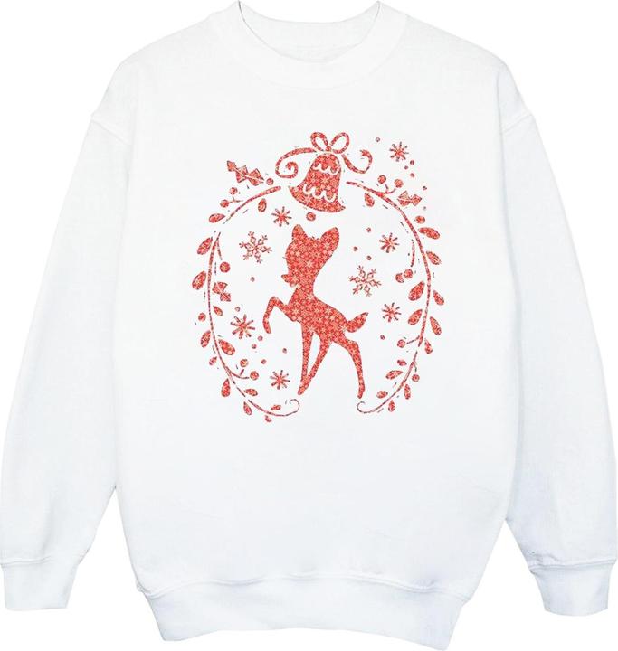 Disney Bambi Christmas Wreath Sweatshirt (XXL)
