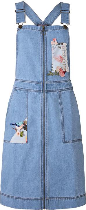 Produktbild Joe Browns Floral Zip-Front Denim Pinafore (40)
