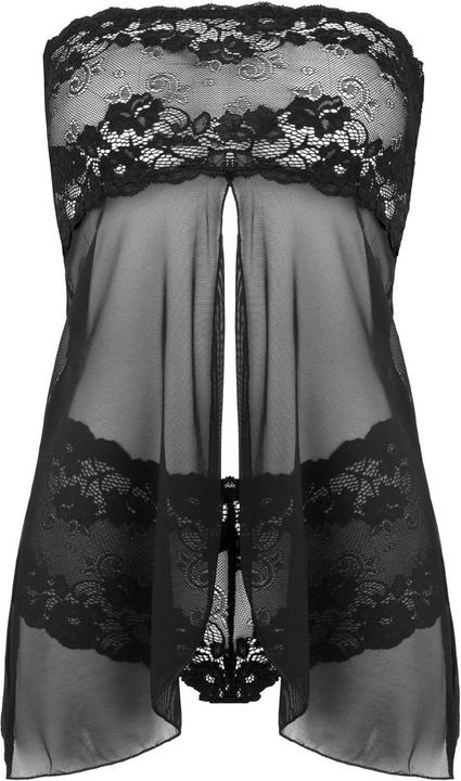 Image du produit Christine Le Duc Nikki Nuisette en dentelle avec short sexy - Noir (M)