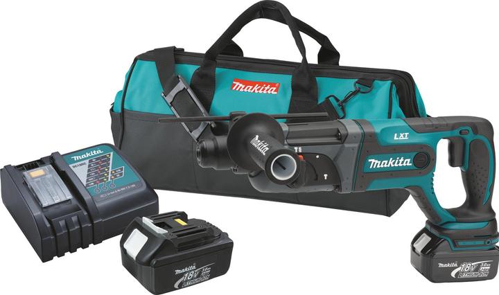 Produktbild Makita Akum. perforatorius SDS+ 2x18V 3.0Ah Li-Ion (Akkubetrieb)