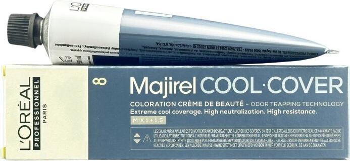 Produktbild L'Oréal Professionnel L'Oréal Majirel COOL COVER 8 Hellblond 60 ml (Hellblond)