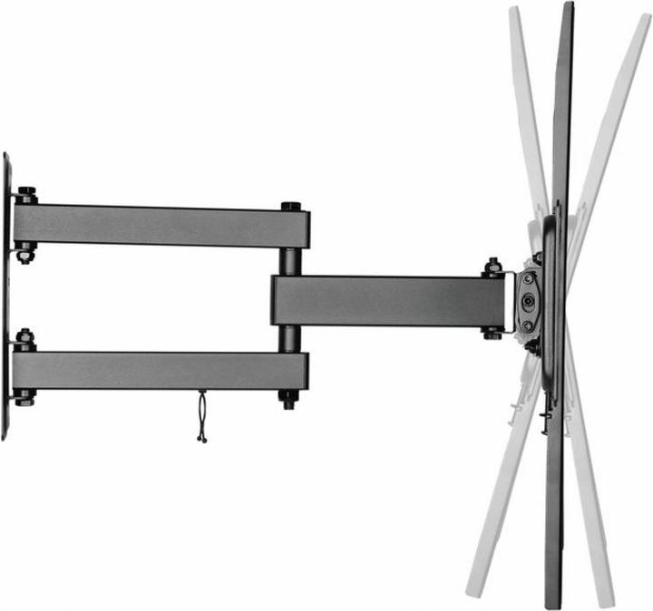 Immagine prodotto equip Supporto da parete TV 32"-55" nero girevole (Muro, 55", 35 kg)