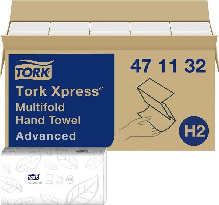 Tork Xpress Multifold-Handtücher H2, 2-lagig, 20 x 190 Blatt (20 x)