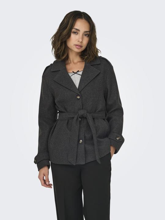 Actual product image Only Lapel collar Cuffs with button Jacket Trench coat (XL)