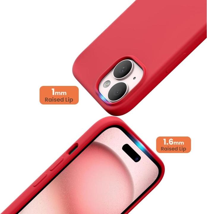 Actual product image Screenguard Apple iPhone 15 Plus Liquid Silicone Case Sleeve (Apple iPhone 15 Plus)