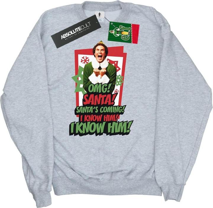 Elf OMG Santa Sweatshirt Jungen