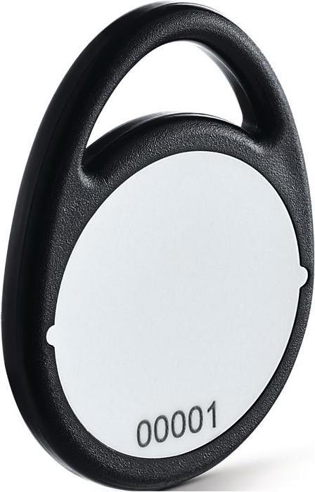 Actual product image Geze Access control system key fob MIFARE DESFire EV2 black RFID transponder key fob...