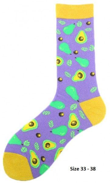 Musthaves Kindersocken Grösse 33 - 38 cm - Avocados (33 - 38)