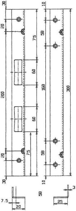 Immagine prodotto Schlegel Frontale angolare di sicurezza Lunghezza 300 mm Larghezza 20 mm Spessore 3 mm Acciaio zincato (1 pz.)