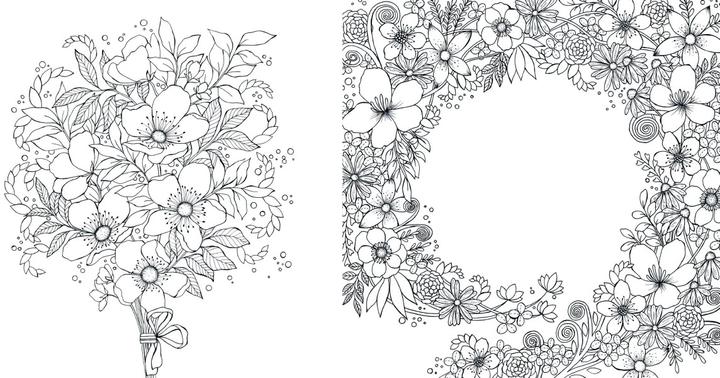 Productafbeelding Ausmalbuch - Florale Motive