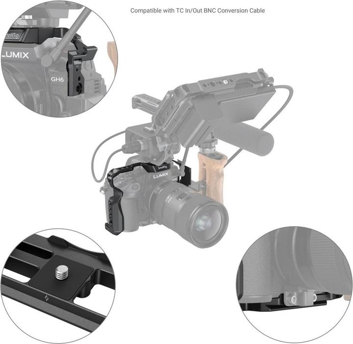 Immagine prodotto SmallRig Gabbia completa Panasonic LUMIX GH6 (Gabbietta)