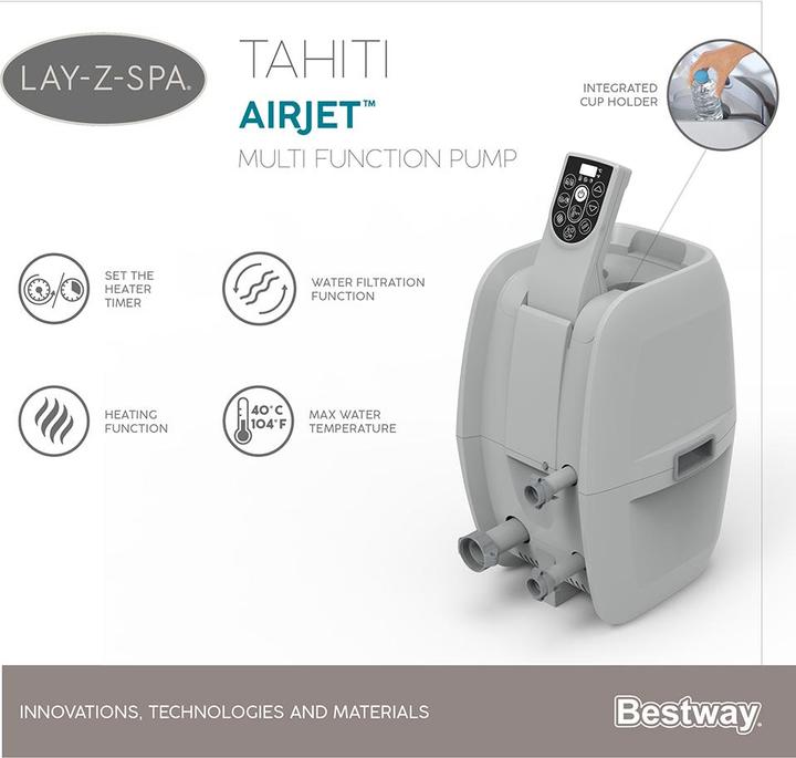 Image du produit Bestway Lay-Z-Spa Tahiti AirJet (4 pers.)