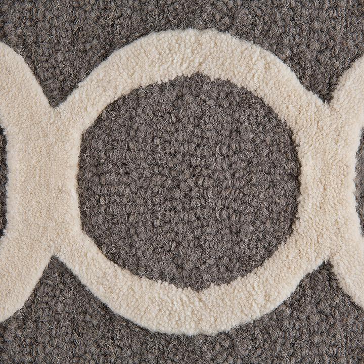 Produktbild Beliani Dunkelhaarige Wolle 80 x 150 cm grau ZILĖ (150 x 80 cm)