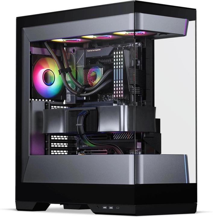 Immagine prodotto Phanteks Evolv S2 PC-Gehäuse, Midi-Tower, E-ATX, RGB, Tempered Glass - schwarz
