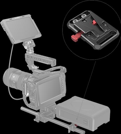Image du produit SmallRig Mini V Mount Battery Plate 2987
