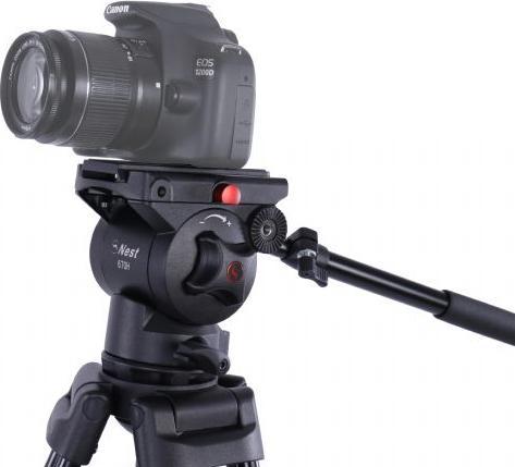 Actual product image Nest Video Tripod NT-670 + Fluid Damped Head
