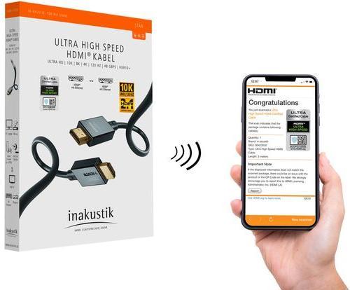 Actual product image Inakustik HDMI – HDMI (2 m, HDMI)