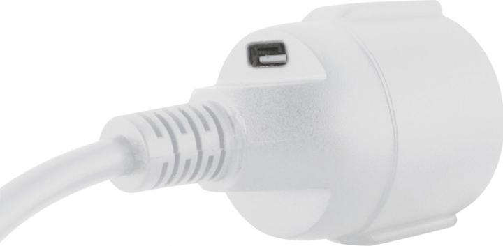 Image du produit REV Rallonge de sécurité 3m avec USB, blanc 0016700114 (3 m, USB-A)