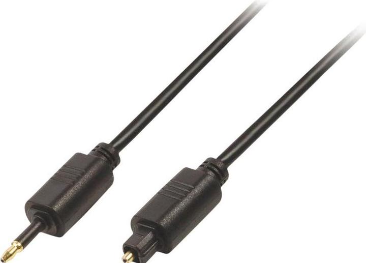 Actual product image Nedis Optical audio cable TosLink plug (2 m, TOSLINK)