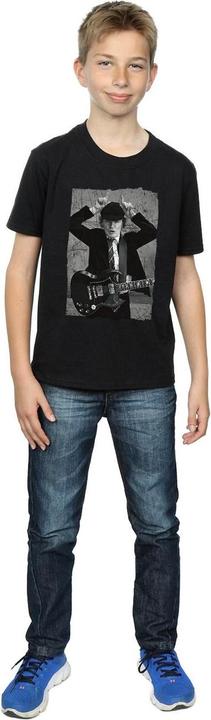 Immagine prodotto AC/DC Angus Young Distressed Photo Maglietta Ragazzi (128)