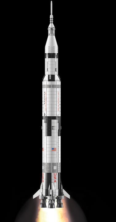 Actual product image LEGO NASA Apollo Saturn V (92176, LEGO Ideas, LEGO Rare Sets)