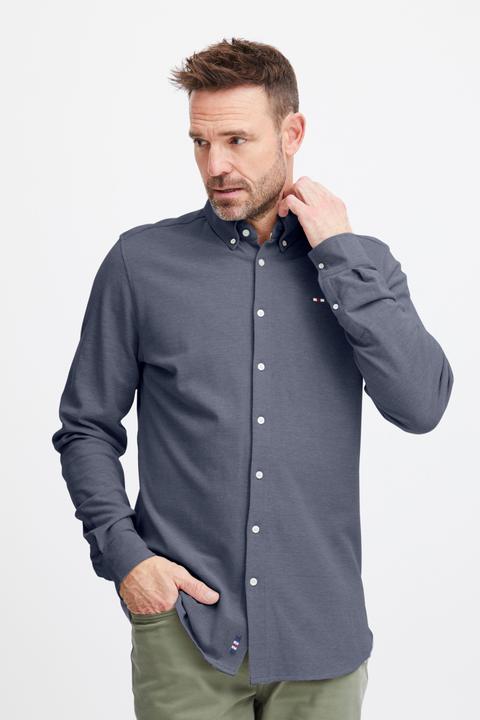 Produktbild FQ1924 FQSteven piqué knitted LS shirt 21900613 (XL)