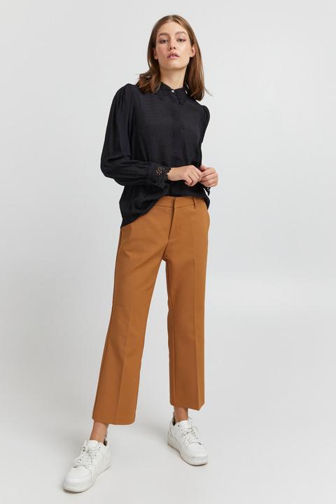 Actual product image Pulz Jeans Pulz - PZBINDY HW Pant - Trousers - 50206520 (42)