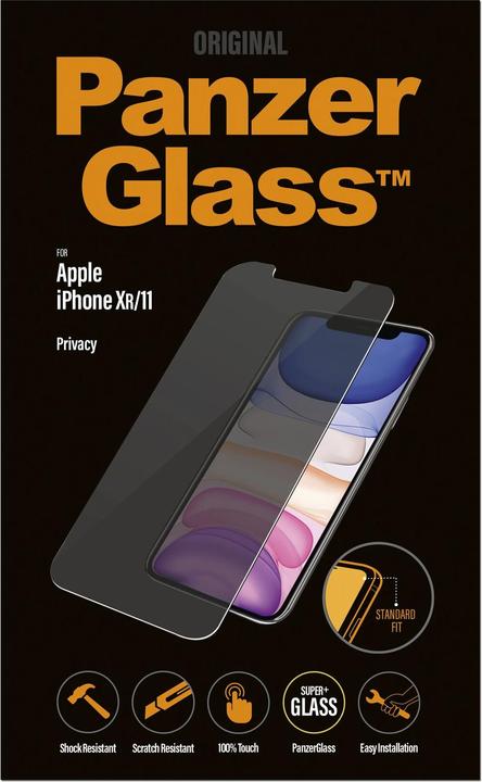 Image du produit PanzerGlass Protection d'écran Privacy (1 pièce(s), Apple iPhone XR, Apple iPhone 11)