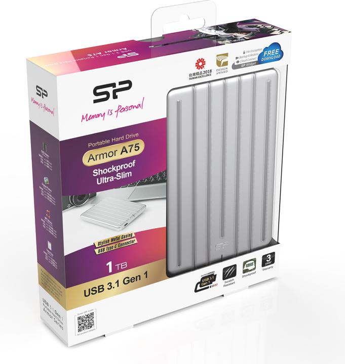 Actual product image Silicon Power Armor A75 USB 3.1 Gen 1, Type-C (1 TB)