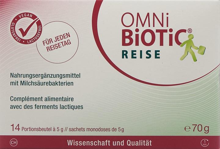 Actual product image Omni Biotic Reise Pulver (neu) (14 Piece, Powder, 100 g)