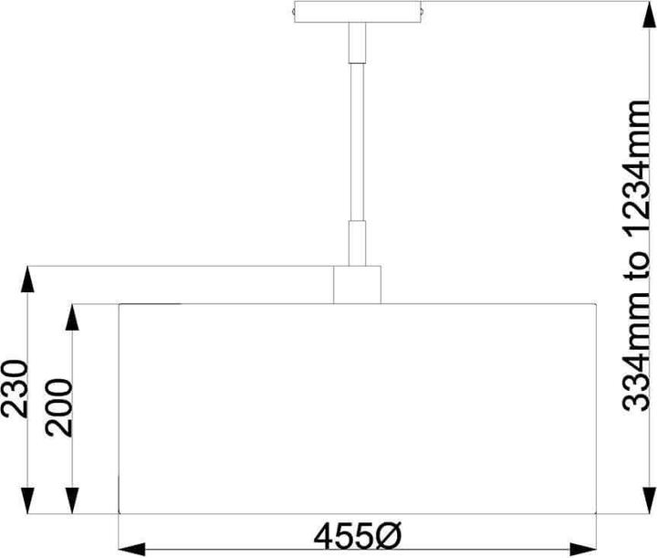 Image du produit Elstead Lighting Balance Lampe à suspendre E27 brun/laiton poli, Made in UK (E27)