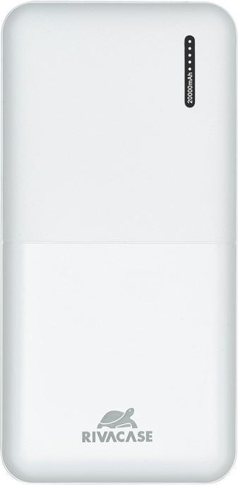 Produktbild Rivacase POWER BANK USB 20000 mAh/VA2572 Baltas (20000 mAh, 20 W, 20000 Wh)