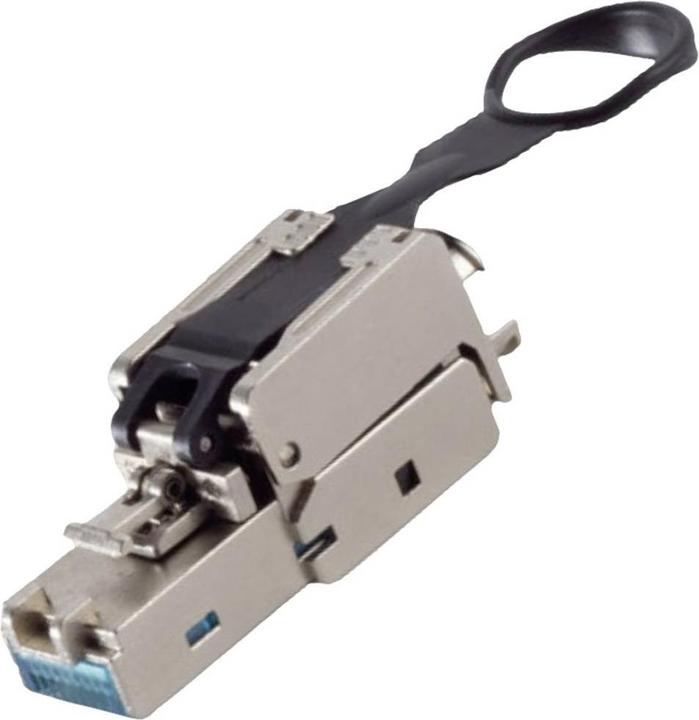 Produktbild BKL Electronic RJ45 Stecker, werkzeuglos, EASY PULL, STP, CAT 6A 10121203 Steck