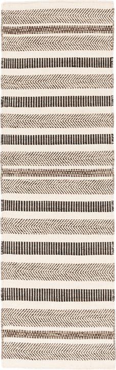 Produktbild Pergamon Natur Teppich Läufer Wolle Rana Streifen (90 x 160 cm)