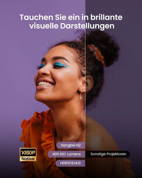 Immagine prodotto Dangbei Mini Beamer N2 mit Netflix & Dolby Audio