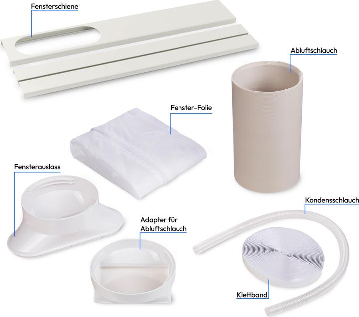 Produktbild Medion LIFE® P701 KLIMAANLAGE (MD 37672) Kühlen, Entfeuchten und Ventilieren, Kühlleistung 7.000 BTU, Kühlm (25 m², 7000 BTU/h)